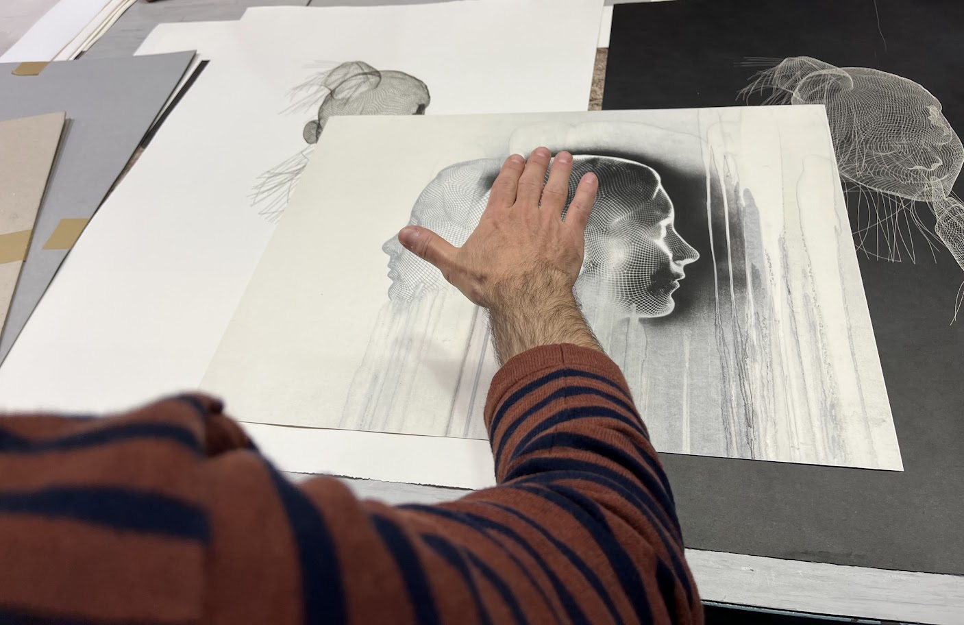 Ejemplo de cuadre de arte para estampación